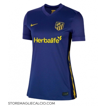 Atletico Madrid Maglia Gara Trasferta Repliche 2025-26 Donna